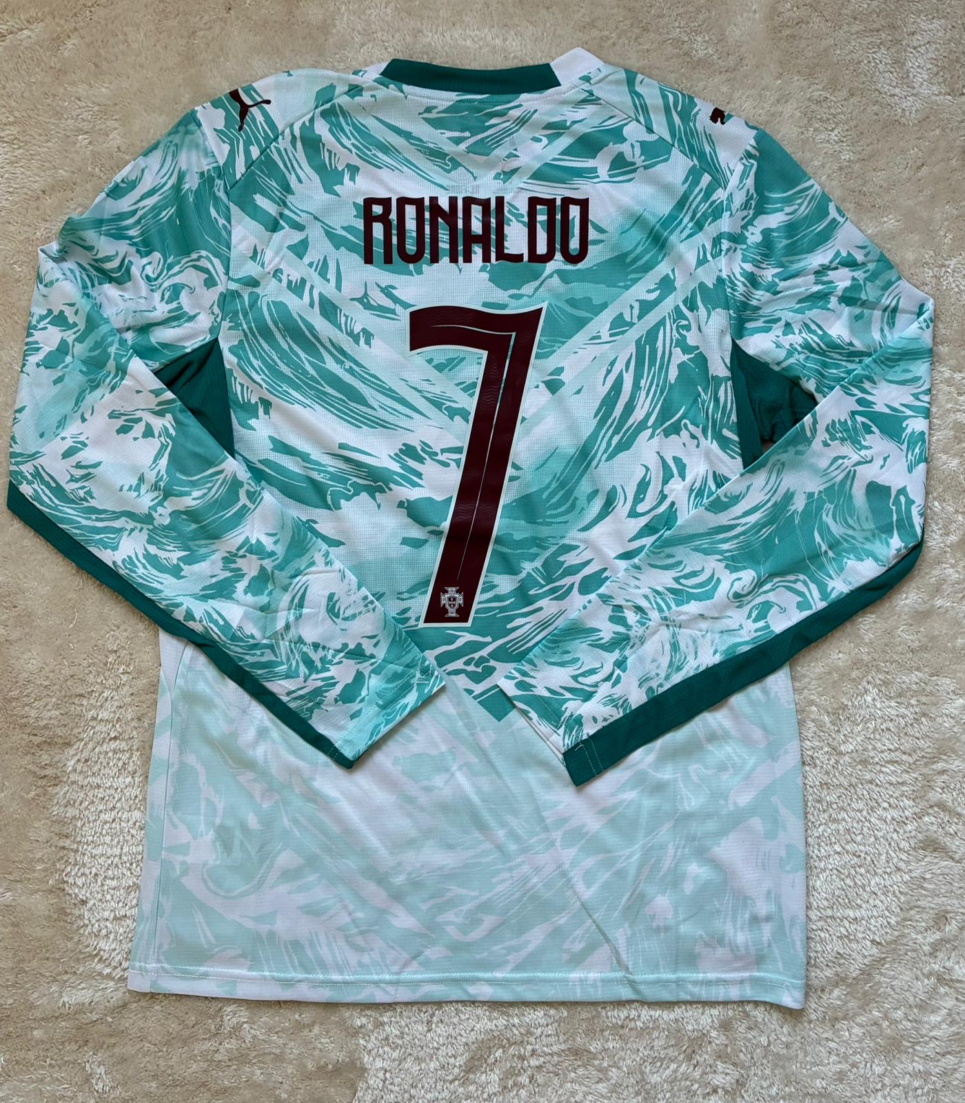 Ronaldo #7 Langærmet Mint