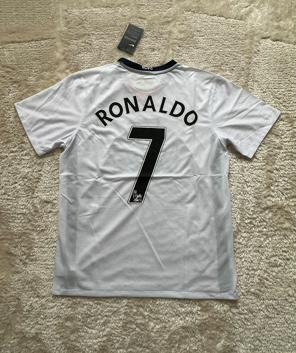 C. Ronaldo #7 MUFC Retro Hvid