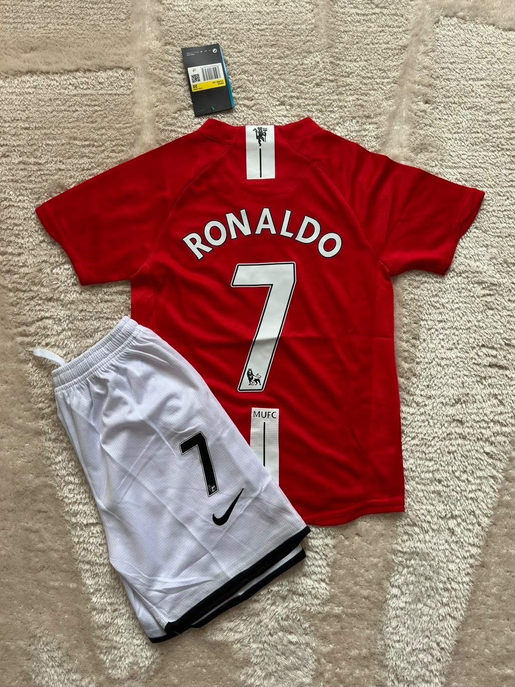 Ronaldo #7 Man United 2008 Børnesæt