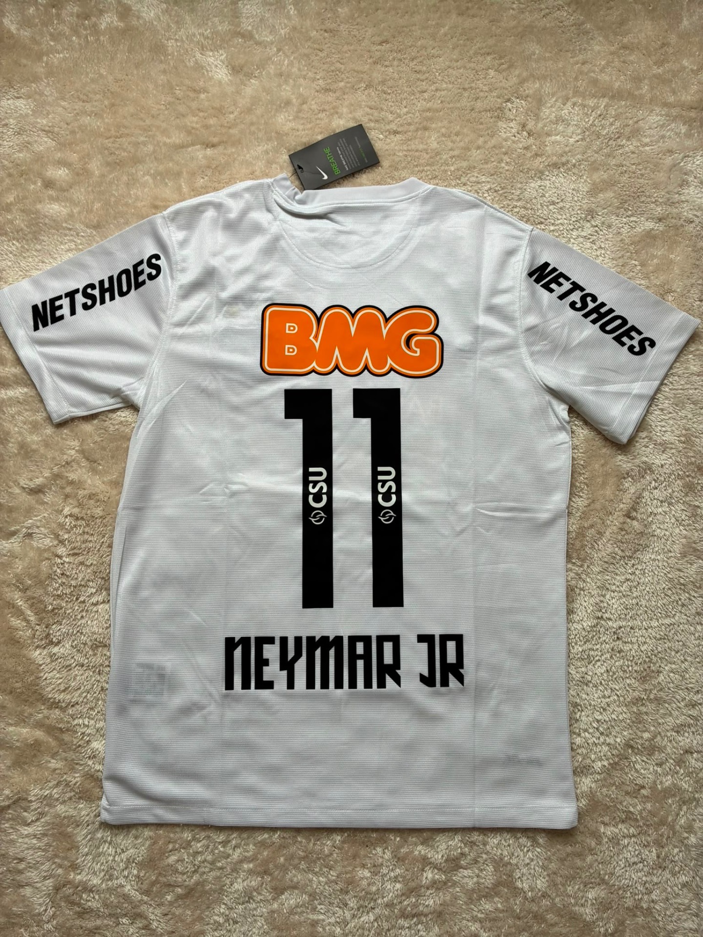 Neymar Jr #11 Santos Retro BMG
