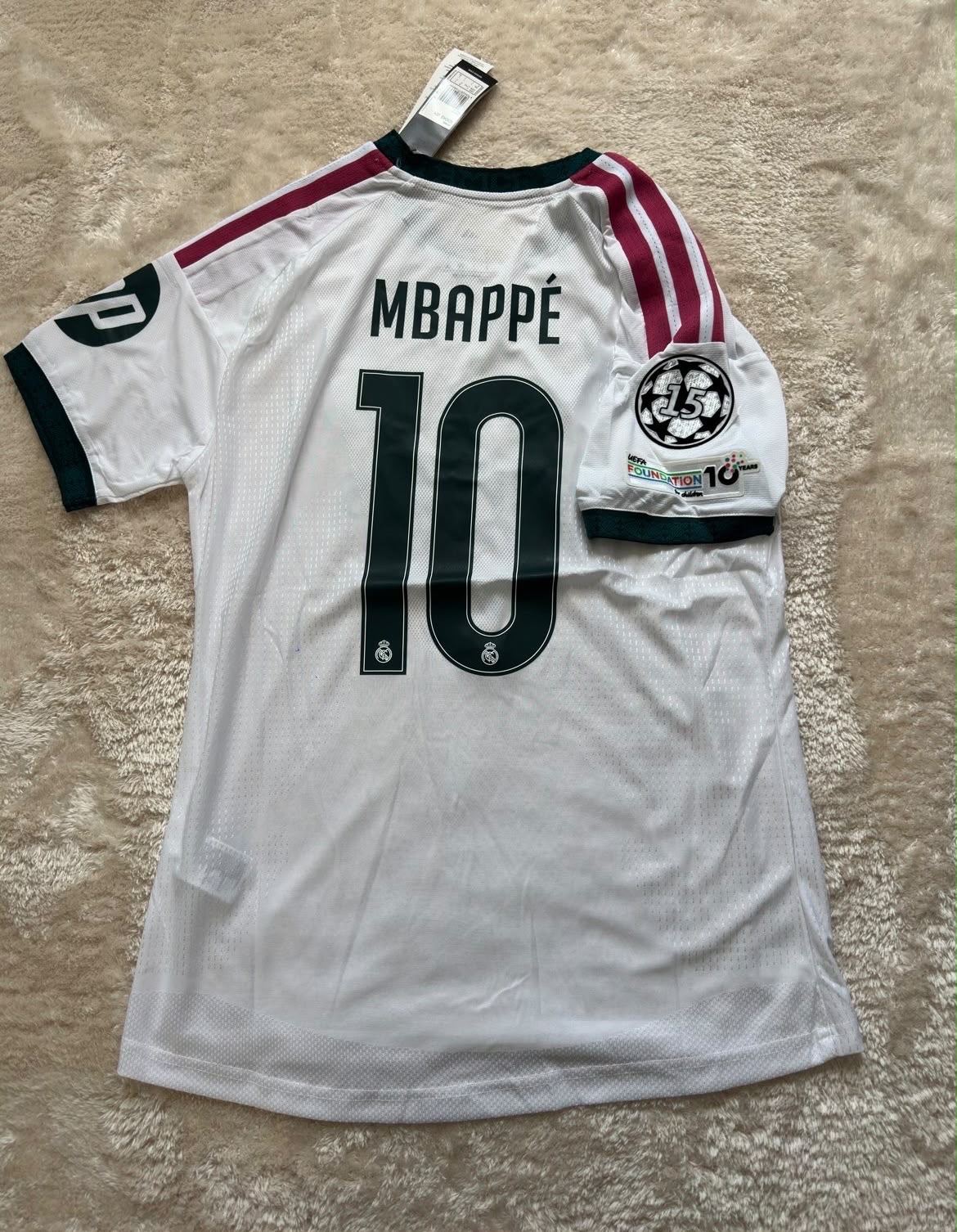 Mbappé #10 Real Madrid Hvid CL