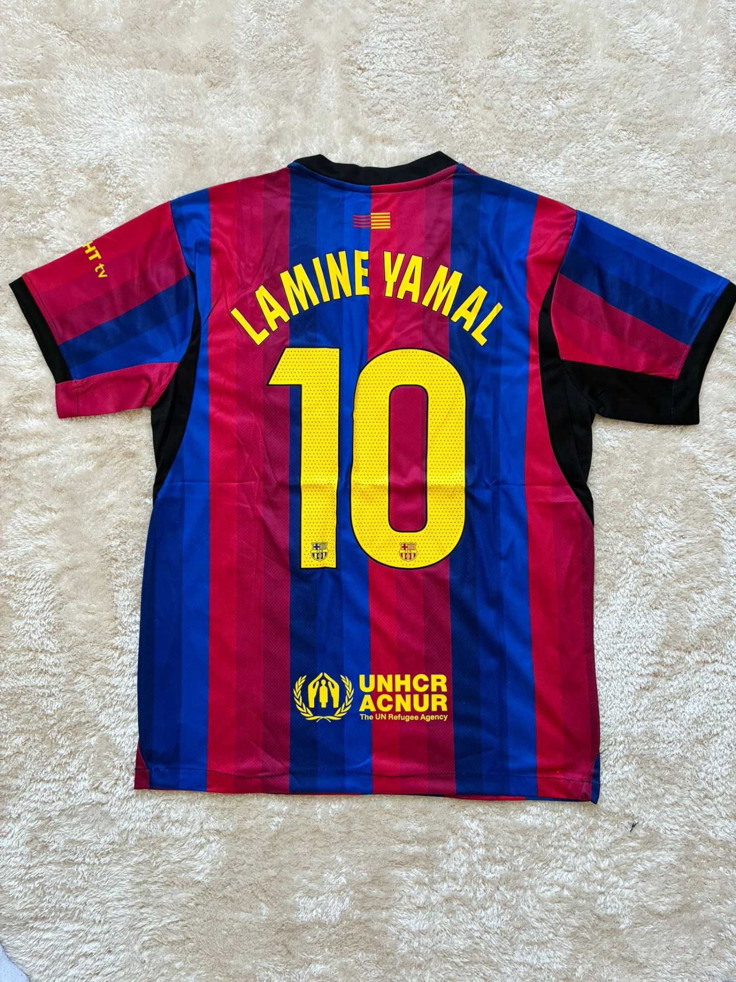 Lamine Yamal #10 Retro Stripes