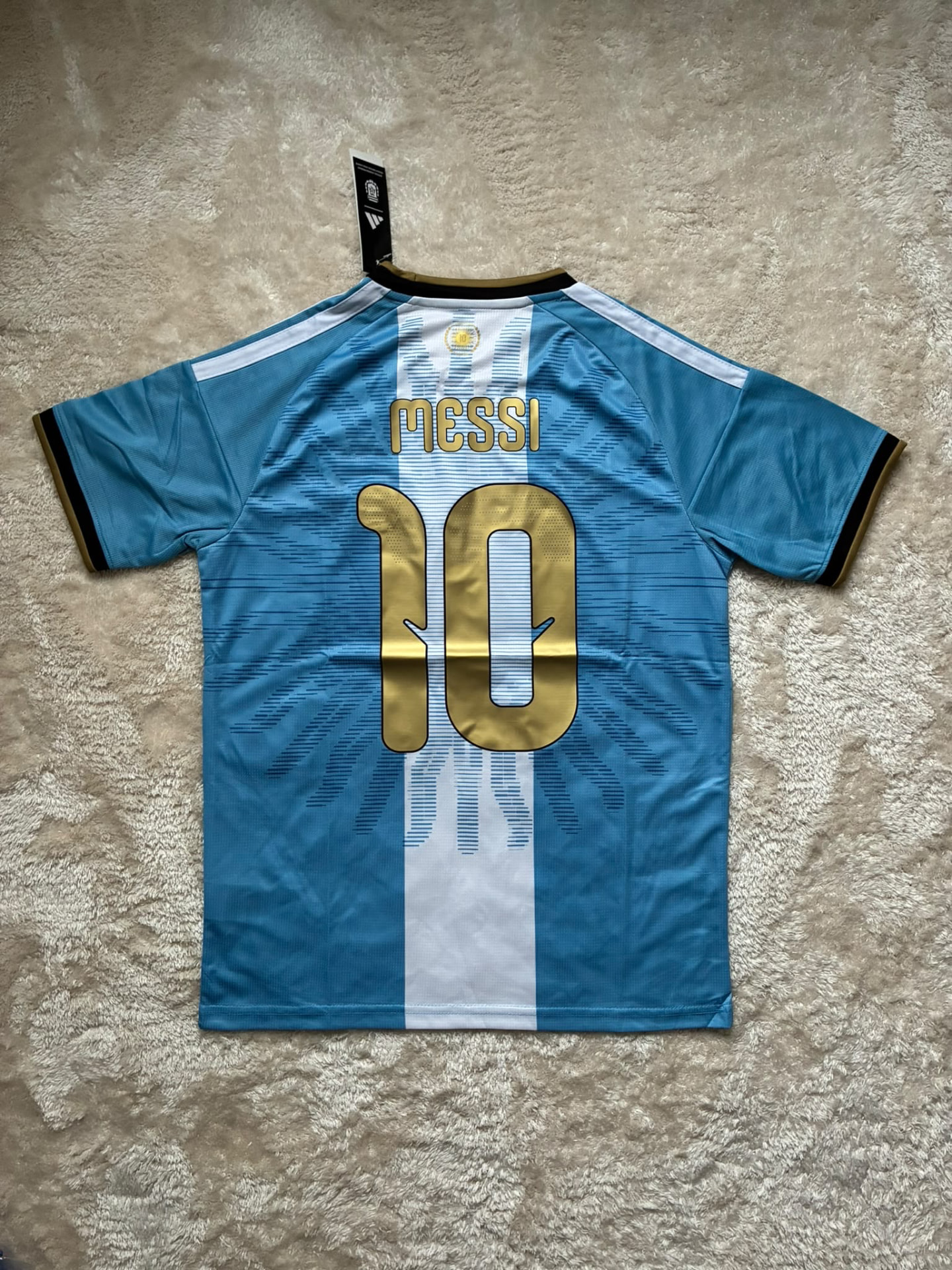 Messi #10 Argentina Guld